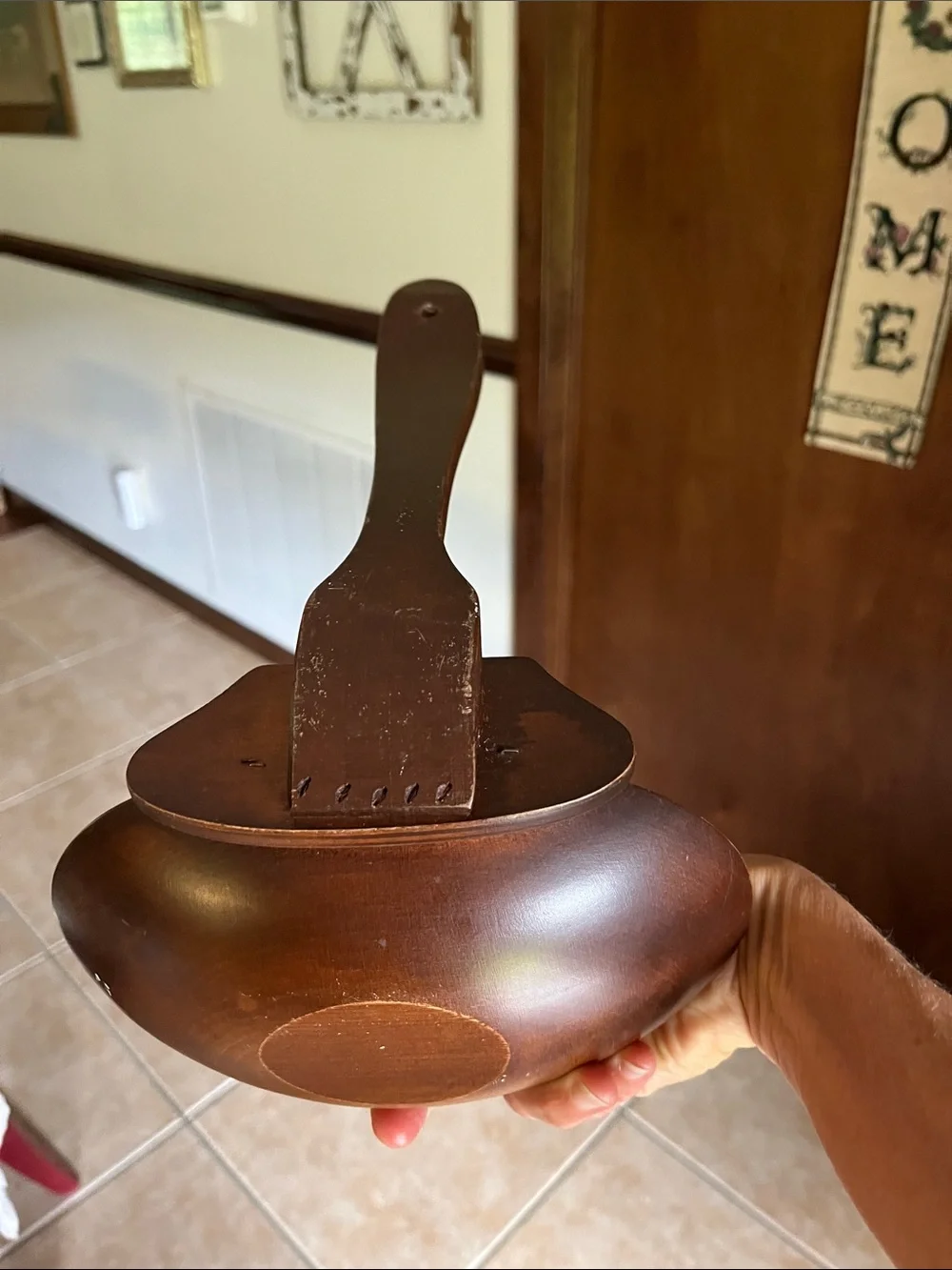 Vintage Wood Ladle Spoon Wall Decor